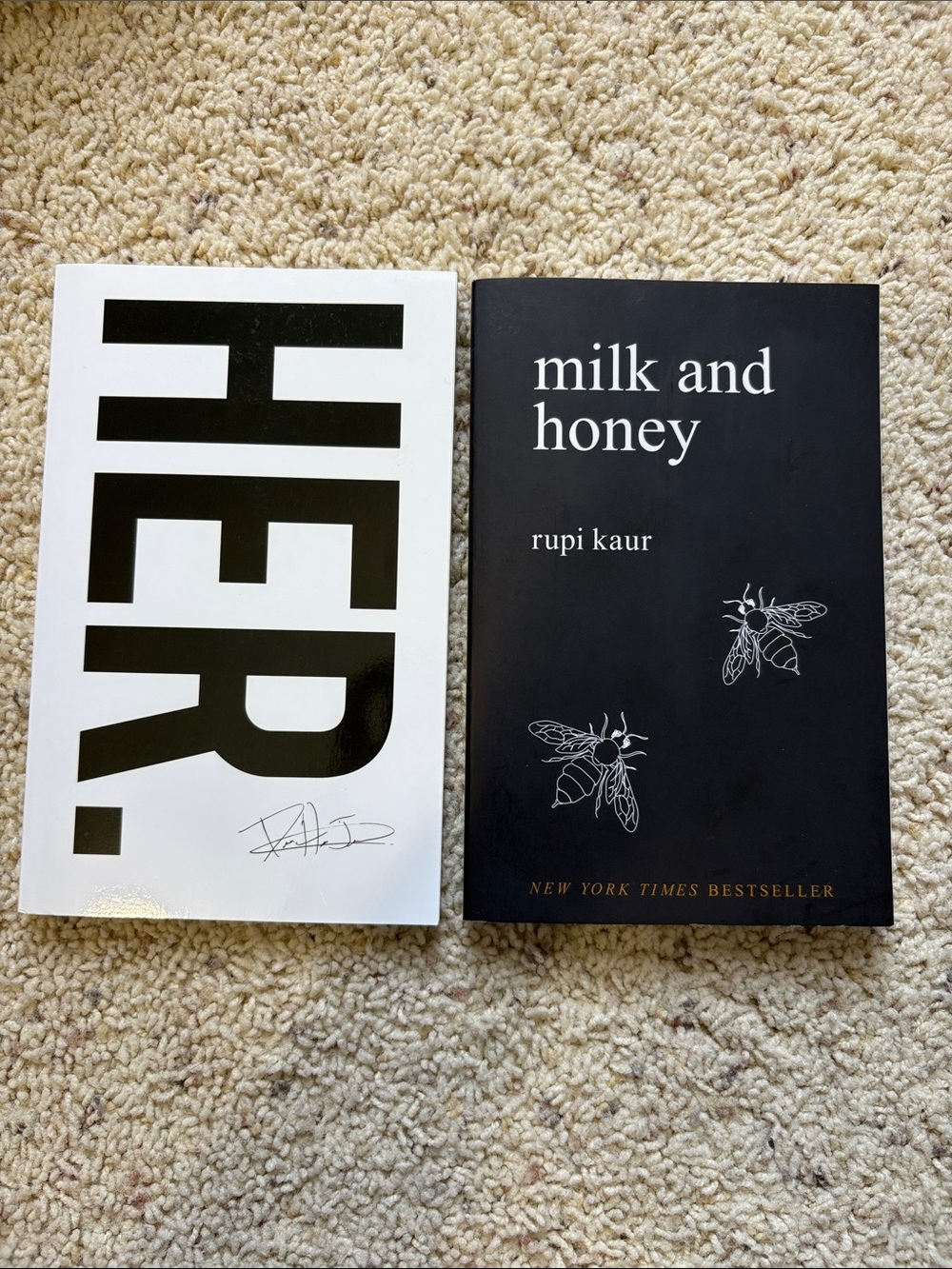 HER & milk and honey- Paperback Poetry Books